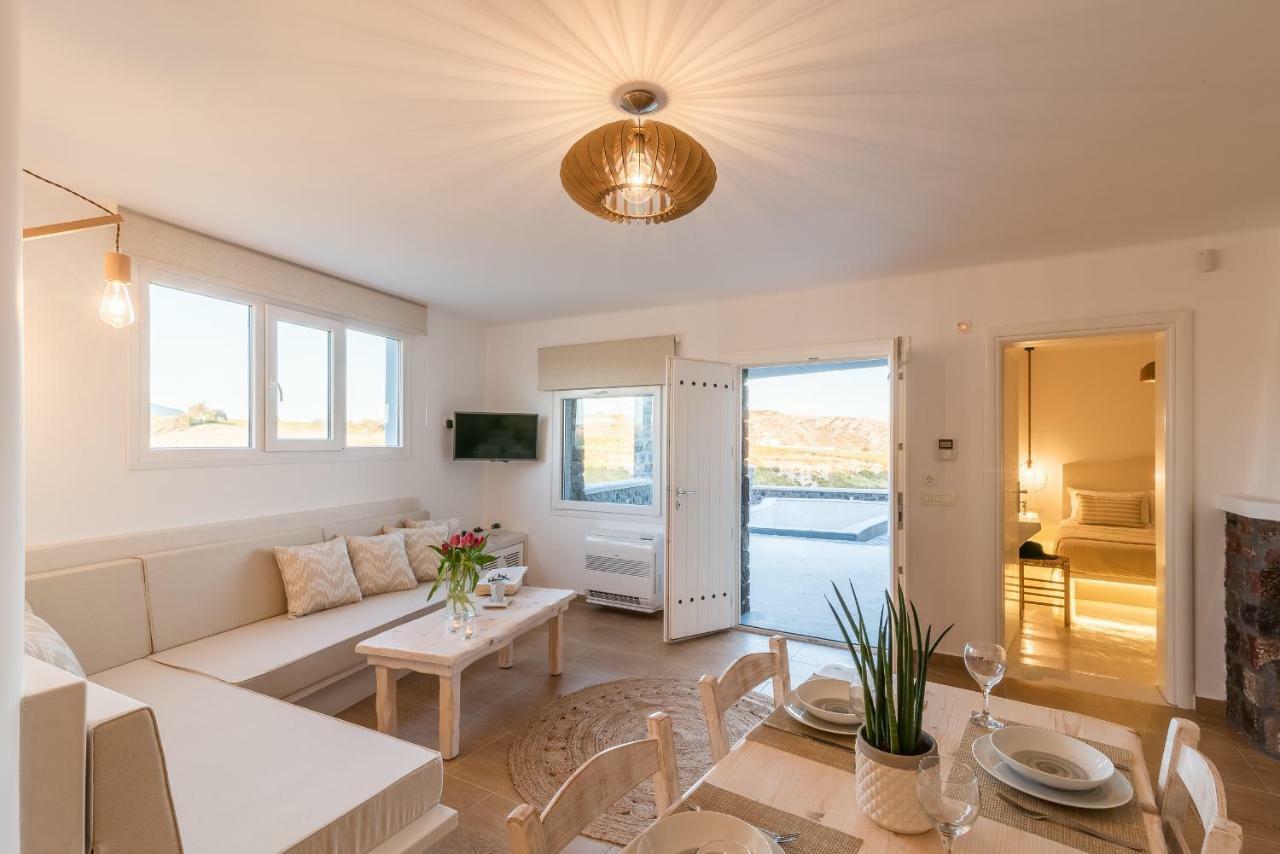 Klimata House - Private Jacuzzi Pool & Bbq Villa Vlychada Luaran gambar