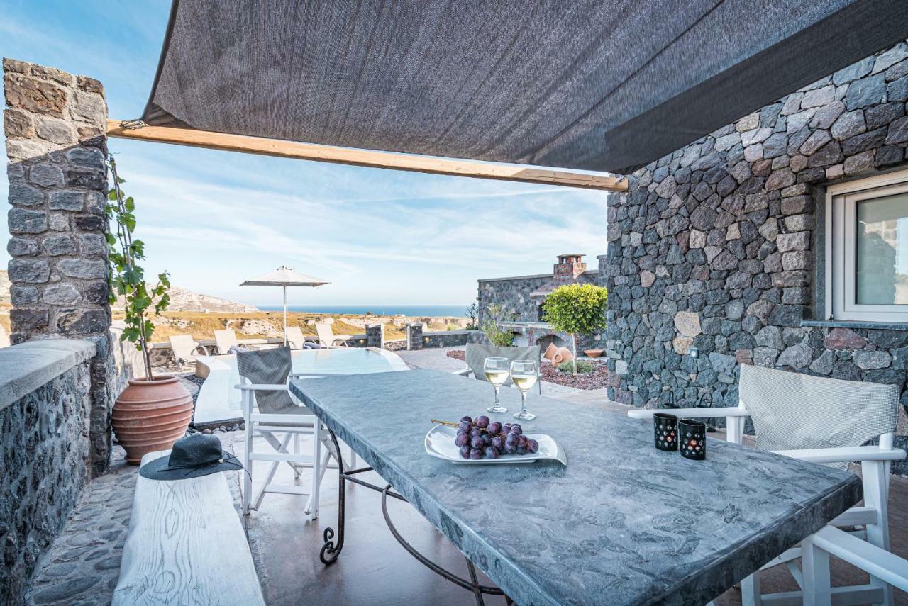 Klimata House - Private Jacuzzi Pool & Bbq Villa Vlychada Luaran gambar