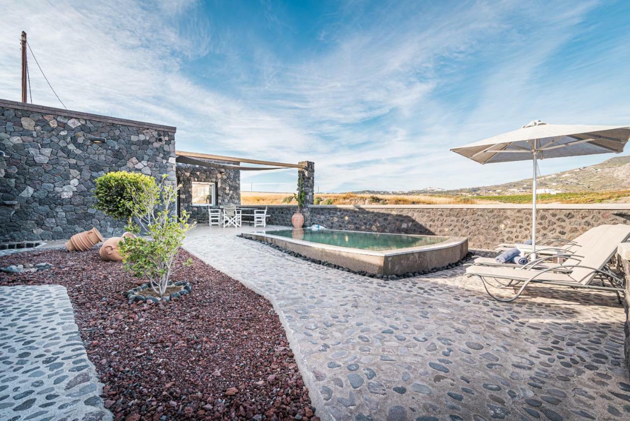 Klimata House - Private Jacuzzi Pool & Bbq Villa Vlychada Luaran gambar