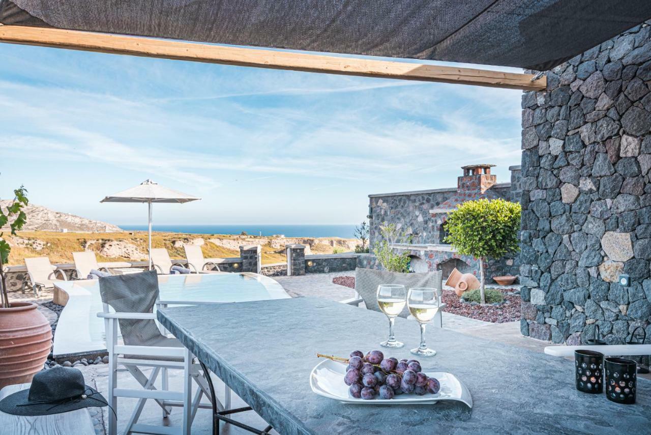 Klimata House - Private Jacuzzi Pool & Bbq Villa Vlychada Luaran gambar