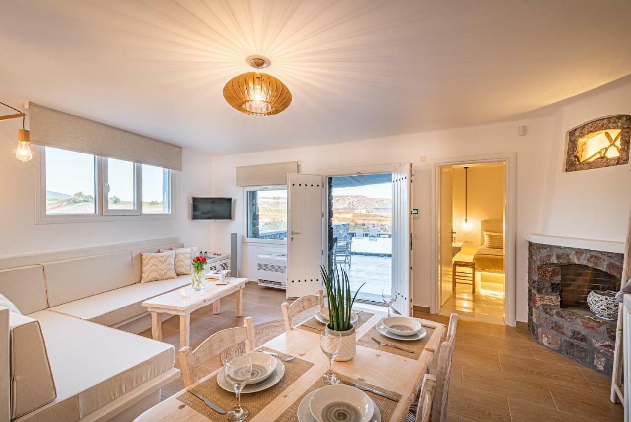 Klimata House - Private Jacuzzi Pool & Bbq Villa Vlychada Luaran gambar